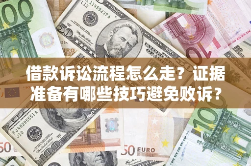 武汉借款诉讼流程怎么走？证据准备有哪些技巧避免败诉？