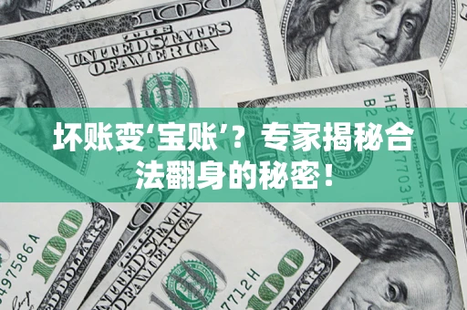 武汉坏账变‘宝账’？专家揭秘合法翻身的秘密！