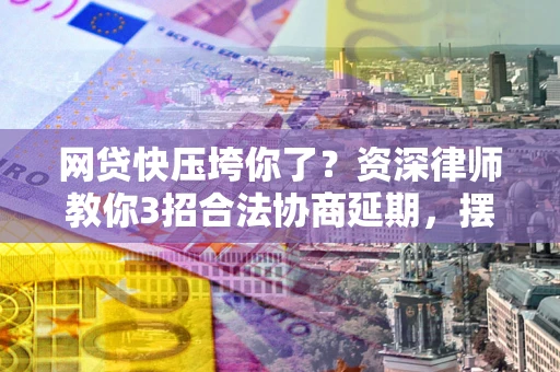 武汉网贷快压垮你了？资深律师教你3招合法协商延期，摆脱暴力催收！