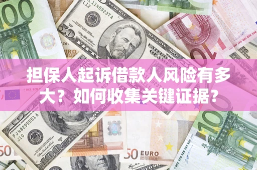 武汉担保人起诉借款人风险有多大？如何收集关键证据？