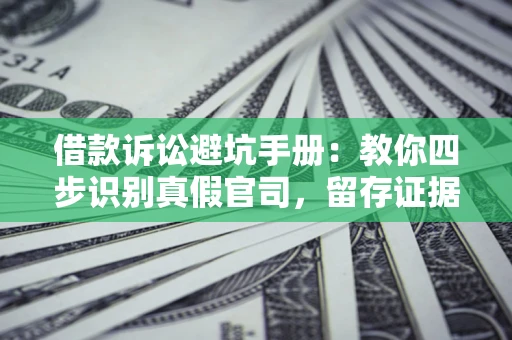 武汉借款诉讼避坑手册：教你四步识别真假官司，留存证据不踩雷