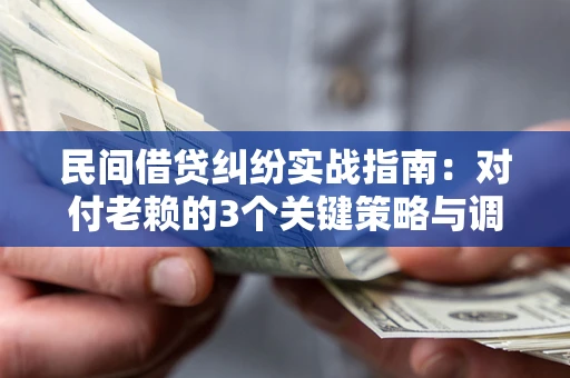 武汉民间借贷纠纷实战指南：对付老赖的3个关键策略与调解盲区解析