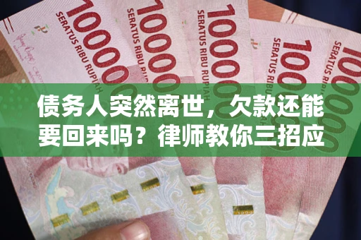 武汉债务人突然离世，欠款还能要回来吗？律师教你三招应对