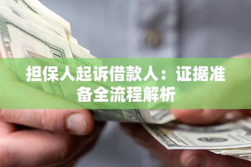 武汉担保人起诉借款人：证据准备全流程解析