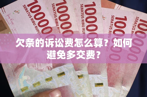 武汉欠条的诉讼费怎么算？如何避免多交费？