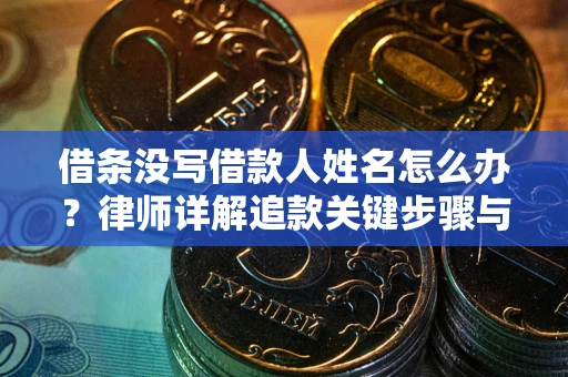 武汉借条没写借款人姓名怎么办？律师详解追款关键步骤与证据链构建
