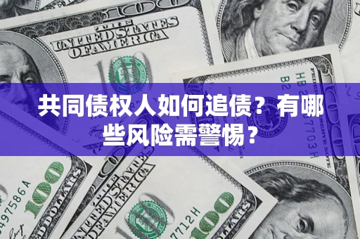 武汉共同债权人如何追债？有哪些风险需警惕？