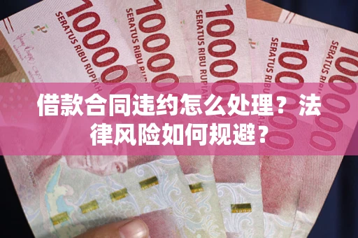武汉借款合同违约怎么处理？法律风险如何规避？