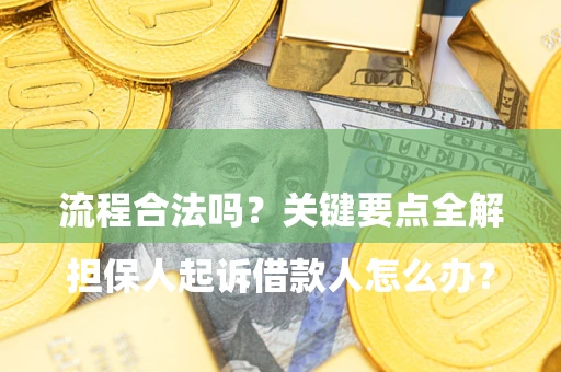 武汉

担保人起诉借款人怎么办？流程合法吗？关键要点全解析