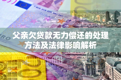 武汉父亲欠贷款无力偿还的处理方法及法律影响解析