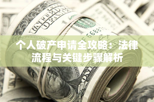 武汉个人破产申请全攻略：法律流程与关键步骤解析