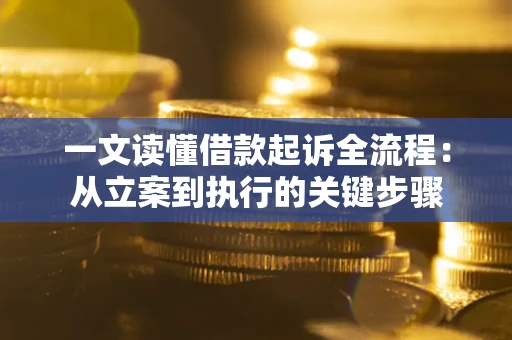 武汉一文读懂借款起诉全流程：从立案到执行的关键步骤