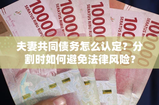 武汉夫妻共同债务怎么认定？分割时如何避免法律风险？